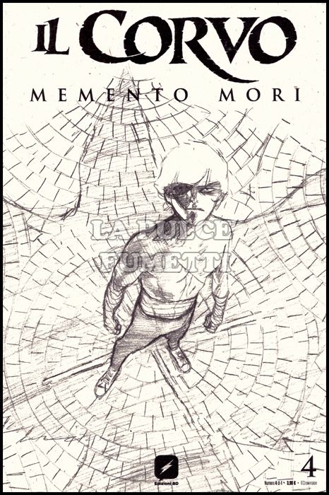 IL CORVO - MEMENTO MORI #     4 - VARIANT COVER SKETCH